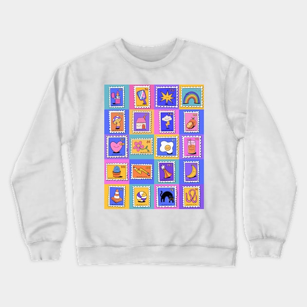 Sellos Crewneck Sweatshirt by Rey Rey